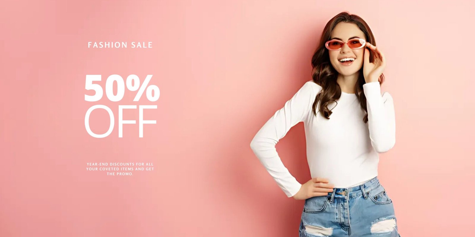 fashion sale landscape banner